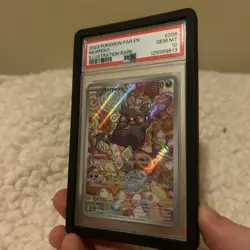 Pokemon TCG Morpeko Illustration Rare Card 206/182 Paradox Rift PSA 10 Gem Mint - Image 3