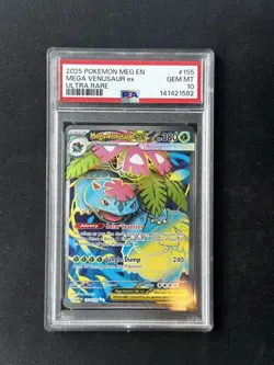 Mega Venusaur 155/132 - PSA 10 Gem Mint - Mega Evolution - Pokemon TCG - Image 1