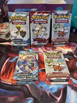 Pokemon Card Fun Pack Lot And Journey Together Pack - Image 1