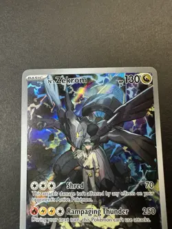 N’s Zekrom Pokemon Center Stamped Promo (MEP031), TCG: Ascended Hereoes - NM - Image 2