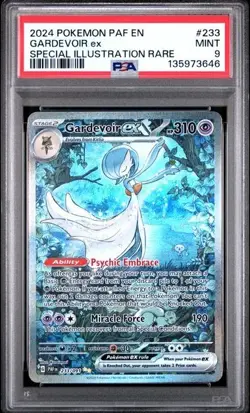 Gardevoir EX 233/091 Pladean Fates PSA 9 Pokemon Card MINT - Image 1