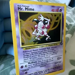 Pokemon Card Mr. Mime Jungle 6/64 Holo - Image 5