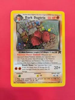 Pokemon TCG Dark Dugtrio (Holo). Team Rocket 6/82. Near Mint! - Image 1