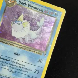 Dark Vaporeon 9/110 Legendary Collection Holo HP Pokemon TCG WOTC 2002 English - Image 5