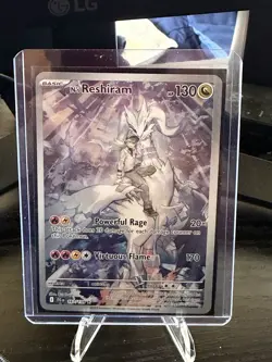Pokemon N's Reshiram 167/159 Sv09 Illustration Rare Holo 130 HP Virtuous Flame - Image 1
