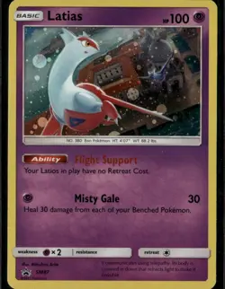 Latias Promo SM Promos SM87 Psychic Holo Pokemon Card - Image 1