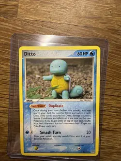 Ditto - 40/113 - (Squirtle) English Non Holo EX Delta Species Pokemon TCG LP - Image 1