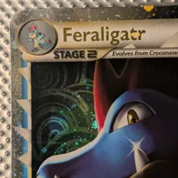 Feraligatr Prime 108/123 Ultra Rare MP Pokemon Card HGSS 2010 - Image 2