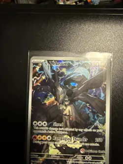 N's Zekrom #31 Black Star Promo Ascended Hero's ETB Pokemon Center Stamped - Image 3