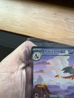 Pokemon Charizard ex 199/165 Scarlet & Violet 151 Special Illustration Rare Hol… - Image 2