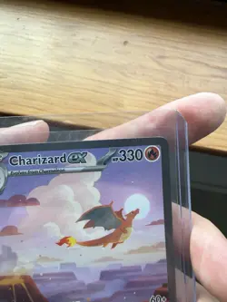 Pokemon Charizard ex 199/165 Scarlet & Violet 151 Special Illustration Rare Hol… - Image 3