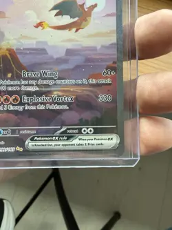 Pokemon Charizard ex 199/165 Scarlet & Violet 151 Special Illustration Rare Hol… - Image 4