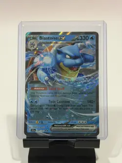 Blastoise ex 030/142 Stellar Crown Double Rare Pokemon TCG NM/MINT - Image 1