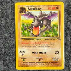 Vintage Pokemon Fossil Aerodactyl 16/62 Rare Non Holo NM/Mint - Image 1