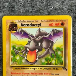 Vintage Pokemon Fossil Aerodactyl 16/62 Rare Non Holo NM/Mint - Image 3