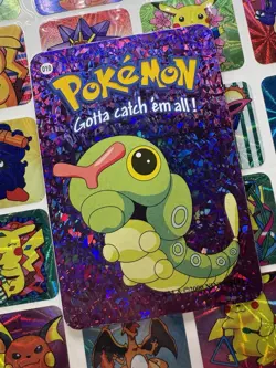 Pokemon 151 Vintage Pocket Monsters Vending HOLO Prism Sticker 2000 Nintendo - Image 4