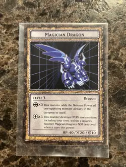 Yugioh! Dungeon Dice Monsters DDM B2-06 Magician Dragon Figure And Card - Image 2