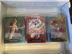 One Piece CCG LOT - Loose Cards - Learn to Play Together - Deck ST 22 & Extras - Image 1