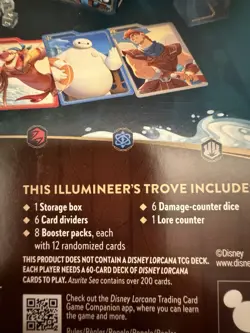 Disney Lorcana Azurite Sea Booster Box - Image 4