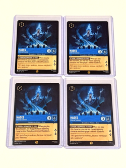 Disney Lorcana Fabled - Hades, Infernal Schemer #151/204 Legendary Non Foil (4) - Image 1