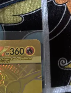 Mega Charizard X EX Gold 130/094 Hyper Rare Pokemon Phantasmal Flames NMint Card - Image 3