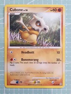 Cubone 90/146 Common: Legends Awakened Pokemon Trading Card Game TCG - Image 1