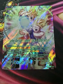 Dragon Ball Super Card Game Father Son Kamehameha Goku & Gohan Return BT9-128 - Image 1