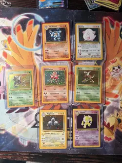 Vintage holo Pokemon card lot-7 cards - Image 1