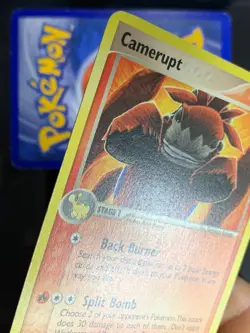 Numel 68/107 + Camerupt 4/107 Rare EX Deoxys Pokemon Card Non Holo 2005 - Image 5