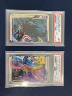 Darkrai & Cresselia Legend Set PSA 9 & PSA 8 Pokemon TCG Card Triumphant - Image 1
