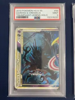 Darkrai & Cresselia Legend Set PSA 9 & PSA 8 Pokemon TCG Card Triumphant - Image 2