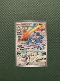 Pokemon TCG Metagross Illustration Rare Card 178/162 SV05: Temporal Forces NM+ - Image 3