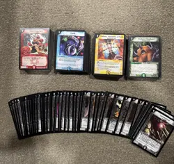 Duel Masters TCG 238 Card Bulk Water Nature Darkness Fire Light - MP - LP READ - Image 1