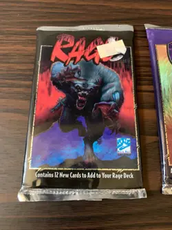 3 Sealed Vintage 1995 RAGE CCG Game Card Packs Werewolf Apocalypse Umbra - Image 2