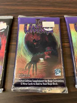 3 Sealed Vintage 1995 RAGE CCG Game Card Packs Werewolf Apocalypse Umbra - Image 3