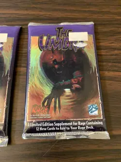 3 Sealed Vintage 1995 RAGE CCG Game Card Packs Werewolf Apocalypse Umbra - Image 4