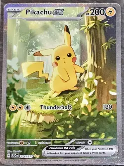 Pikachu EX 276/217 Holo EN (SIR) SUPER RARE-Ascended Heroes GEM MINT Shiny Card - Image 1
