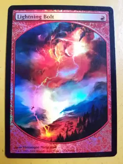 MtG foil Player Reward Lightning Bolt ×1 - NM - NEXT DAY SHIPPING! - Image 1