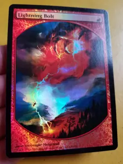 MtG foil Player Reward Lightning Bolt ×1 - NM - NEXT DAY SHIPPING! - Image 4