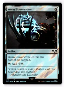 Worn Powerstone (Surge Foil) 263 Universes Beyond: Warhammer 40,000 Foil NM - Image 1