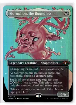 Morophon, the Boundless (Borderless) 669 Commander Masters Foil NM - Image 1