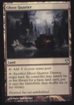 Ghost Quarter - Magic Modern Event Deck: #26, Magic: The Gathering Nm R168 - Image 1