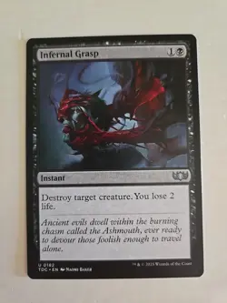 Infernal Grasp 143 Near Mint Duskmourn House of Horror Commander DSC Magic MTG - Image 1