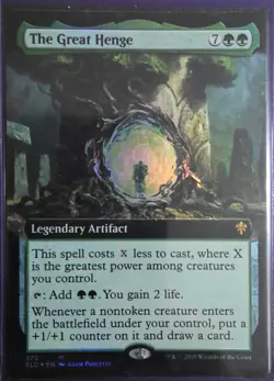 MTG Magic The Gathering: The Great Henge Extended | Throne of Eldraine Foil NM - Image 1