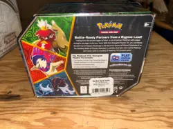 Pokemon Tcg Divergent Powers Samurott V Tin New Sealed - Image 2