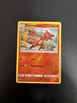 Pokemon TCG Charmeleon 8/68 Reverse Holo - Hidden Fates - NM - Image 1