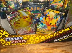 Pokemon Tcg Crown Zenith Pikachu Vmax Speical Collection Box New - Image 3
