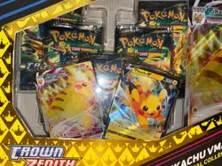 Pokemon Tcg Crown Zenith Pikachu Vmax Speical Collection Box New - Image 4