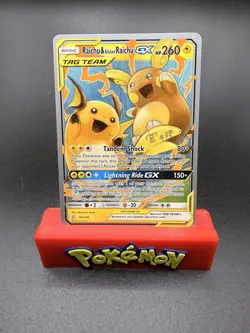 NM - Raichu & Alolan Raichu GX (Haruki Miyamo) 54/236 - 2019 World Championships - Image 1