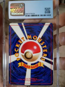 CGC 9 Ampharos Pokemon Japanese Gold,Silver New World Holo - Image 5